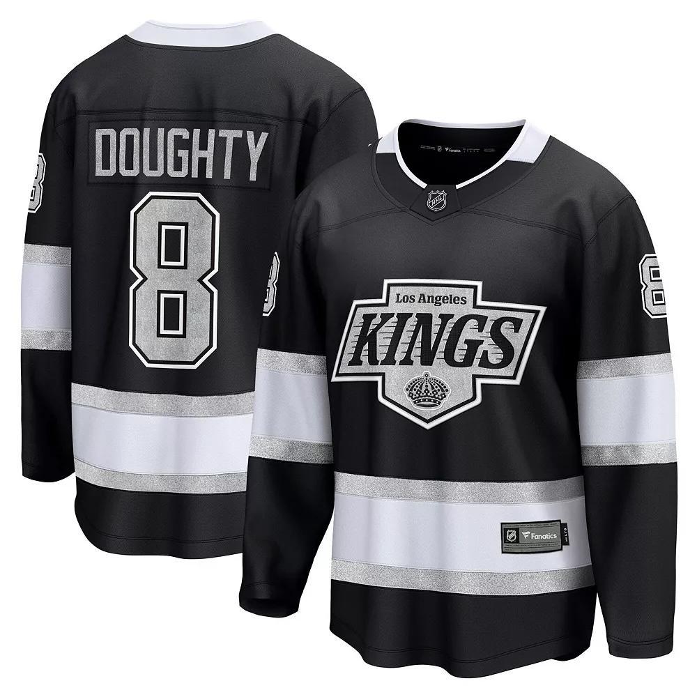 Men's Fanatics Drew Doughty Black Los Angeles Kings Home Premier Breakaway Player Jersey, Size: 2XL, Kgs Black Product Image
