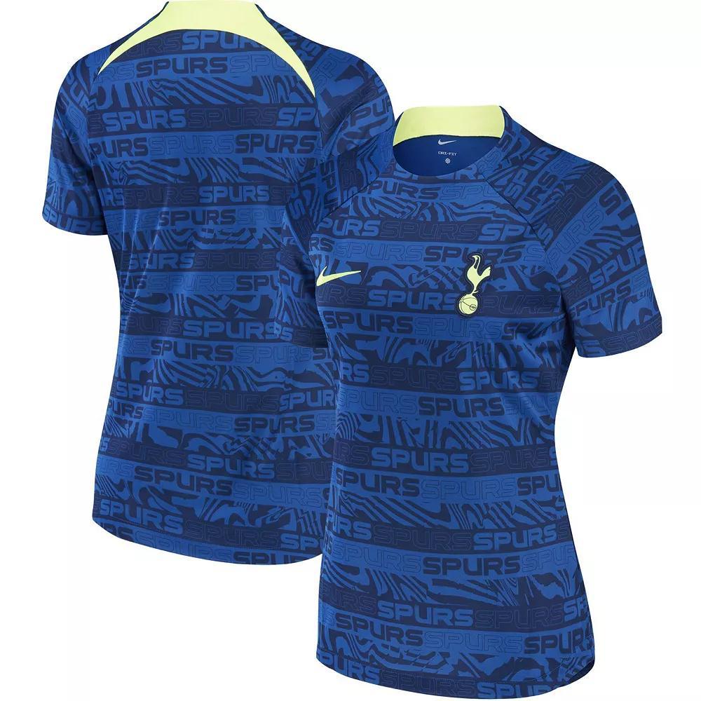 Women's Nike Navy Tottenham Hotspur 2022/23 Pre-Match Home Performance Top, Size: Small, Tot Blue Product Image