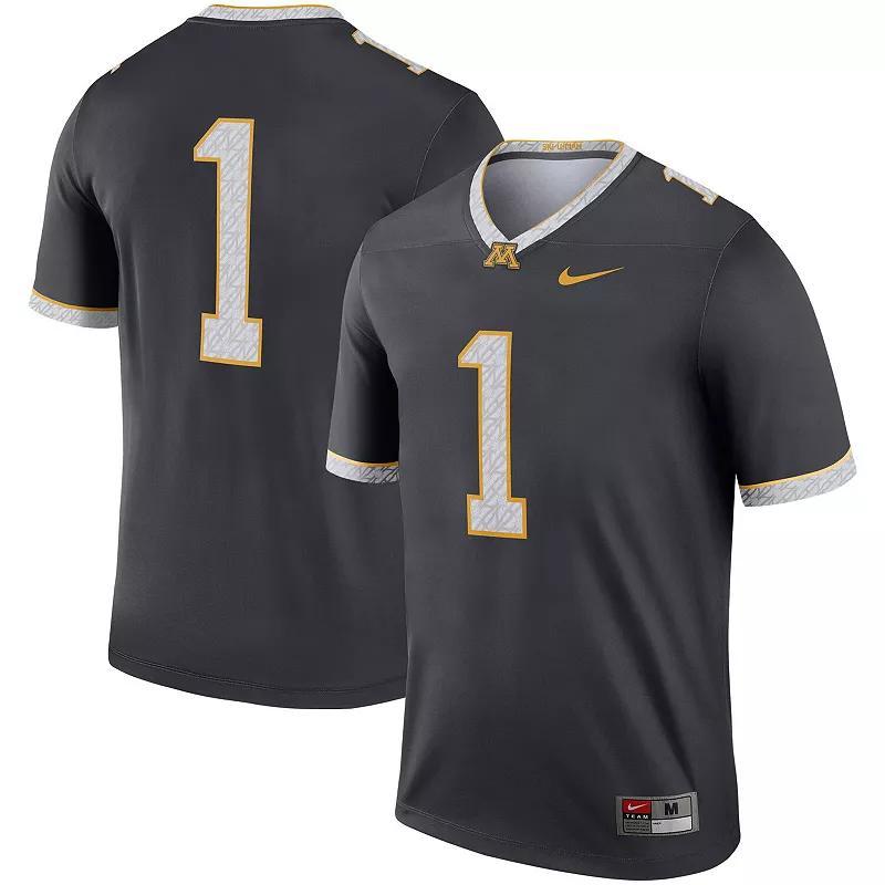 Men's Nike Gray #1 Minnesota Golden Gophers Legend Alternate Jersey, Size: Small, Grey Product Image