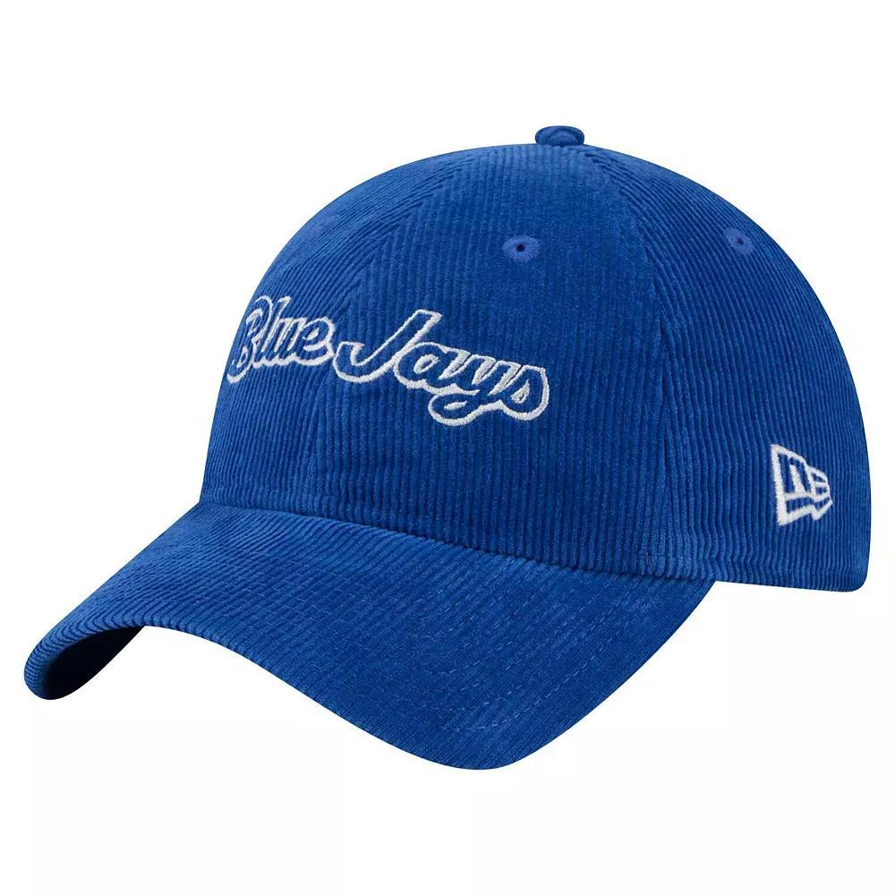 Women's New Era Royal Toronto Blue Jays Corduroy 9TWENTY Adjustable Hat, Jay Blue Product Image