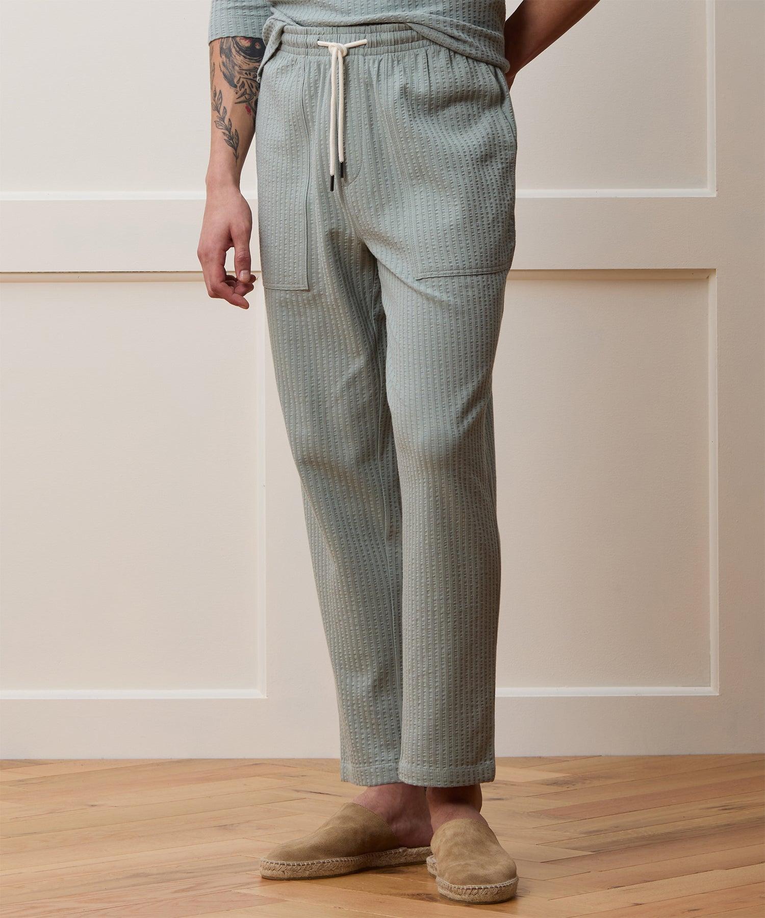 Relaxed Seersucker Pant Male Product Image