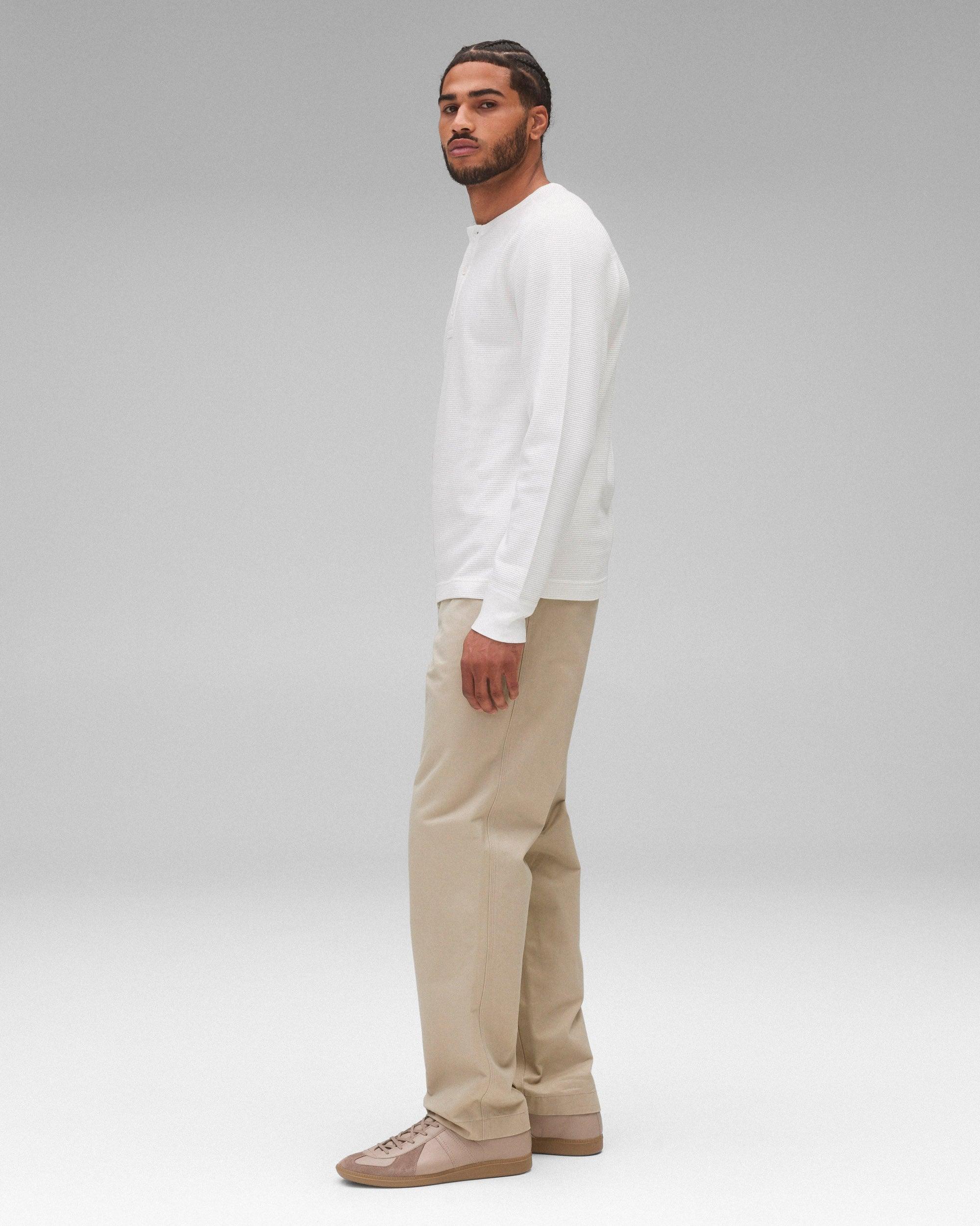 Lightweight Waffle Standard Henley Male Product Image