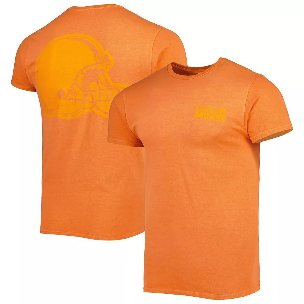 Men's '47 Orange Cleveland Browns Fast Track Tonal Highlight T-Shirt, Size: Large Product Image