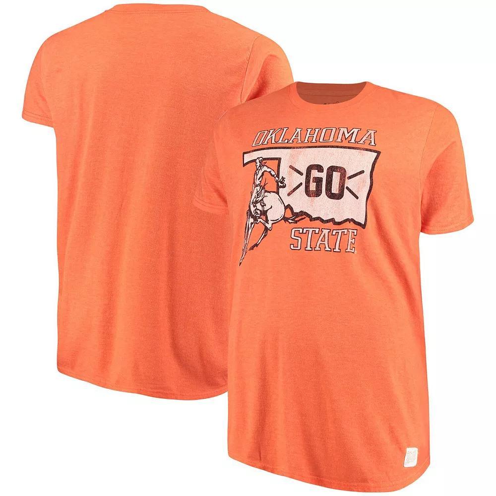 Men's Original Retro Brand Orange Oklahoma State Cowboys Big & Tall Mock Twist T-Shirt, Size: 2XB Product Image