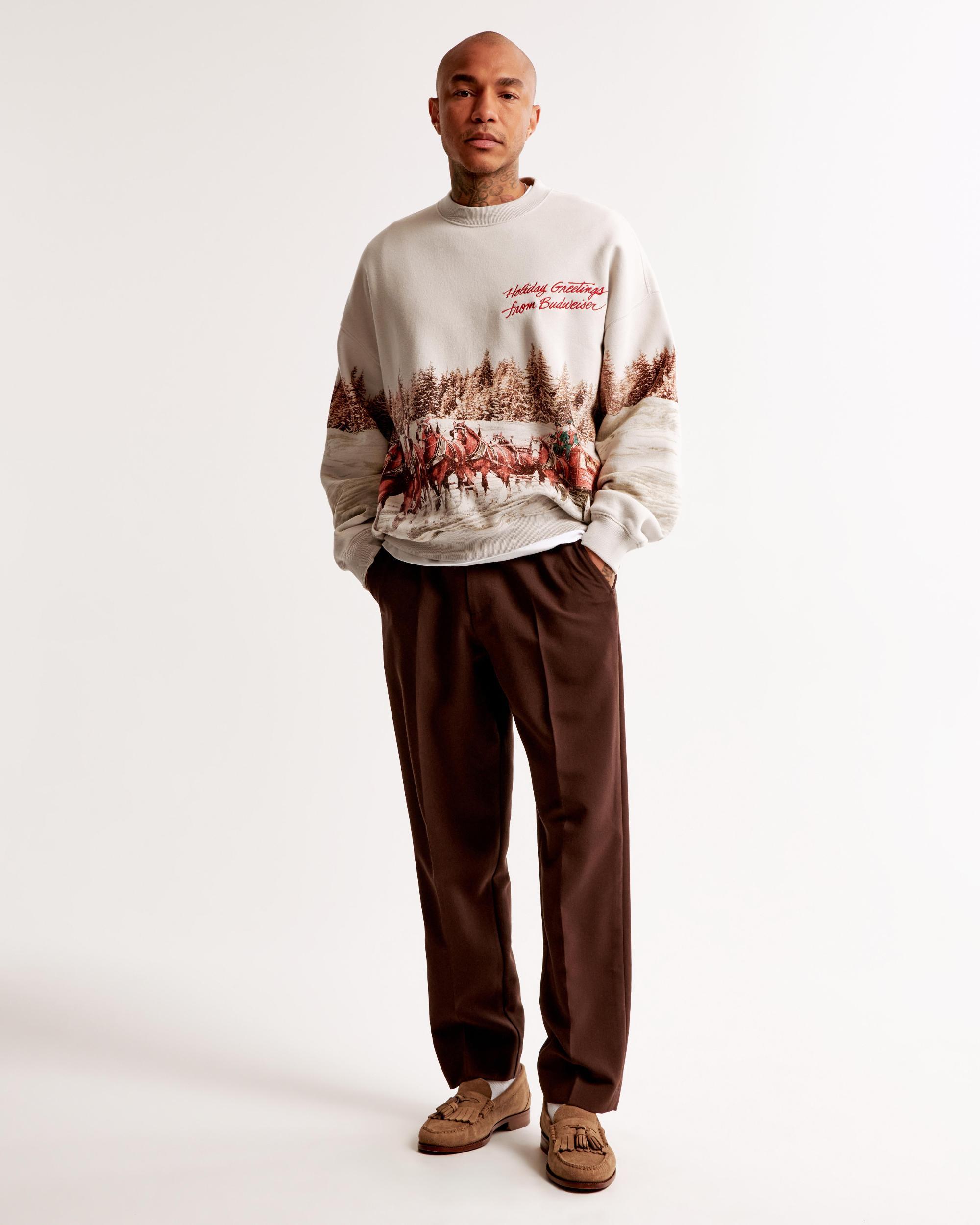 Budweiser Graphic Crew Sweatshirt Product Image