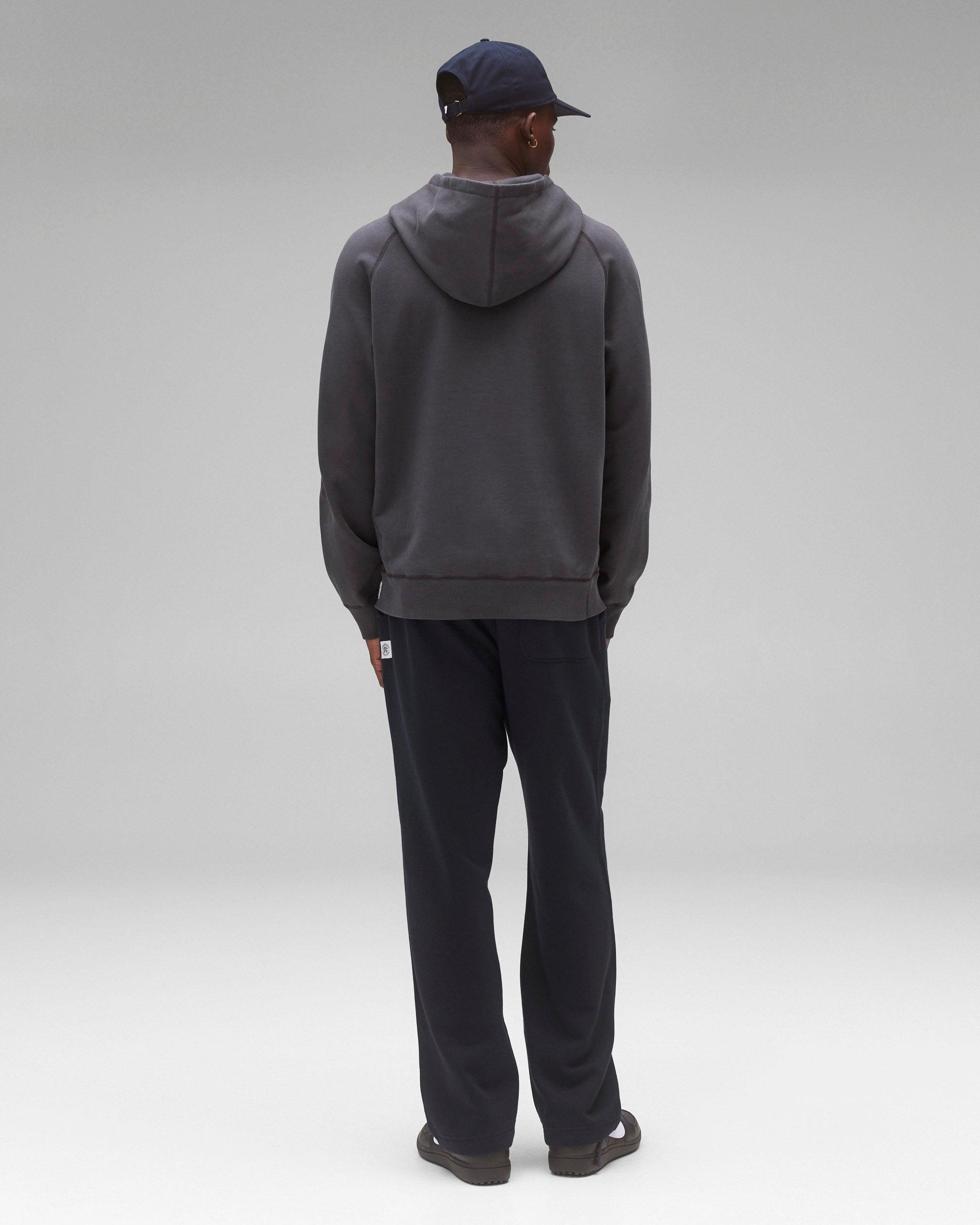 Kyoto Black Midweight Terry Slim Hoodie Male Product Image