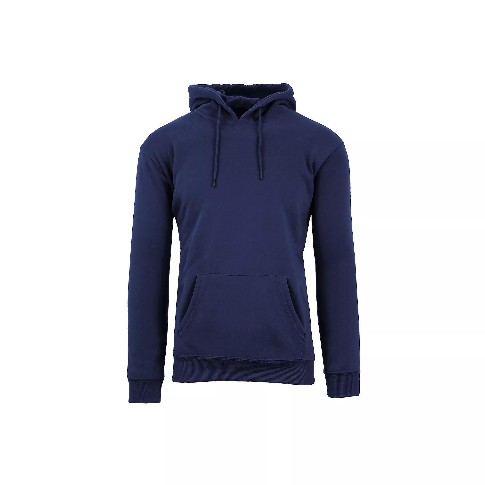 Men's Rudolph Heavyweight Fleece-Lined Modern Fit Hoodie, Size: Large, Blue Product Image