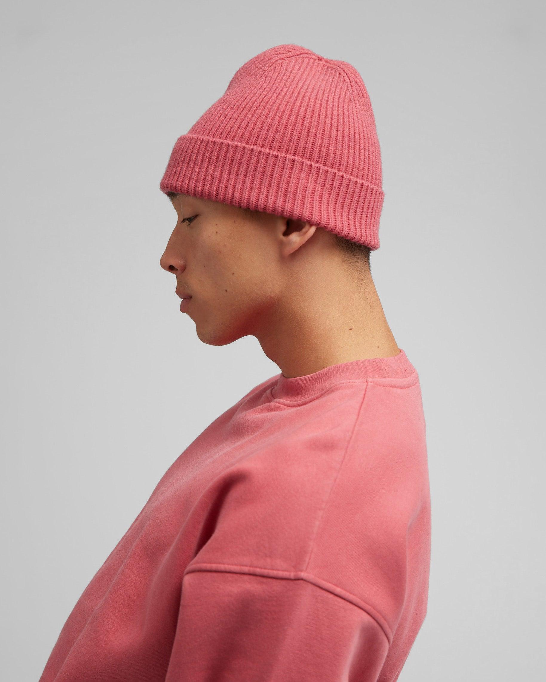 Merino Wool Beanie - Stone Blue Product Image