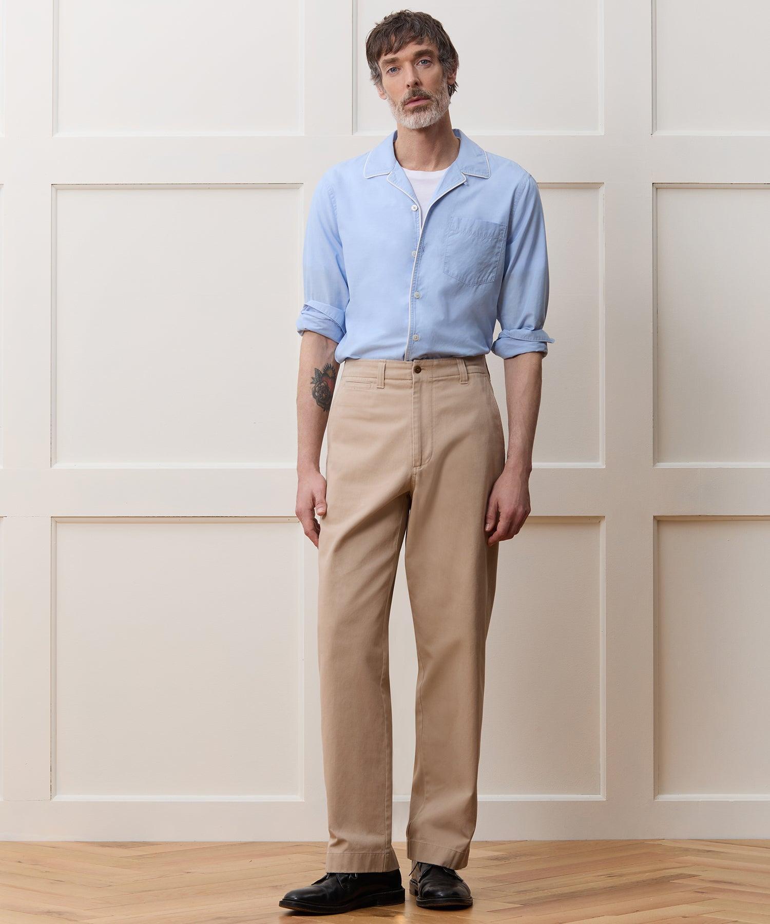 Cotton-Silk Pajama Shirt Product Image
