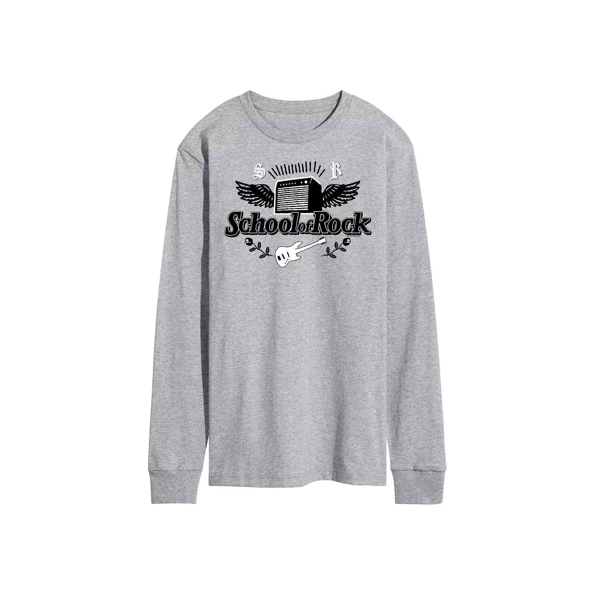 Mens School Of Rock Logo Long Sleeve Product Image