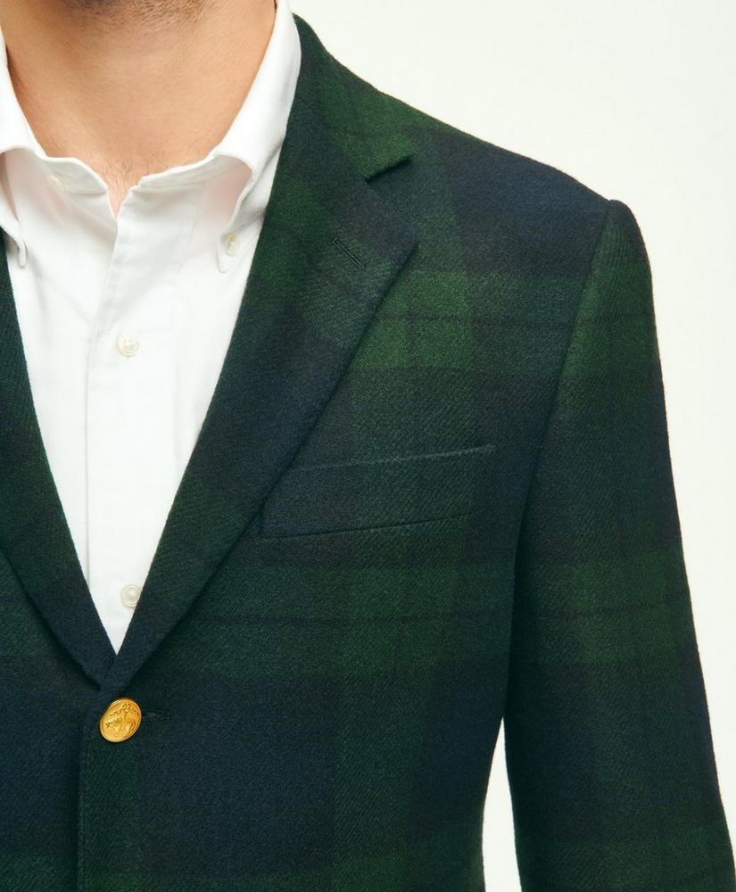 Classic Fit Blazer in Black Watch Tartan Wool Tweed Product Image