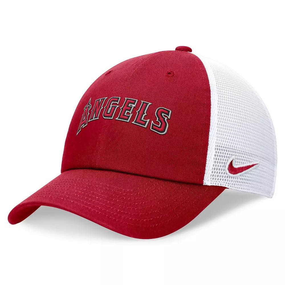 Men's Nike Navy Houston Astros Evergreen Wordmark Trucker Adjustable Hat, Size: Medium/Large, Blue Product Image