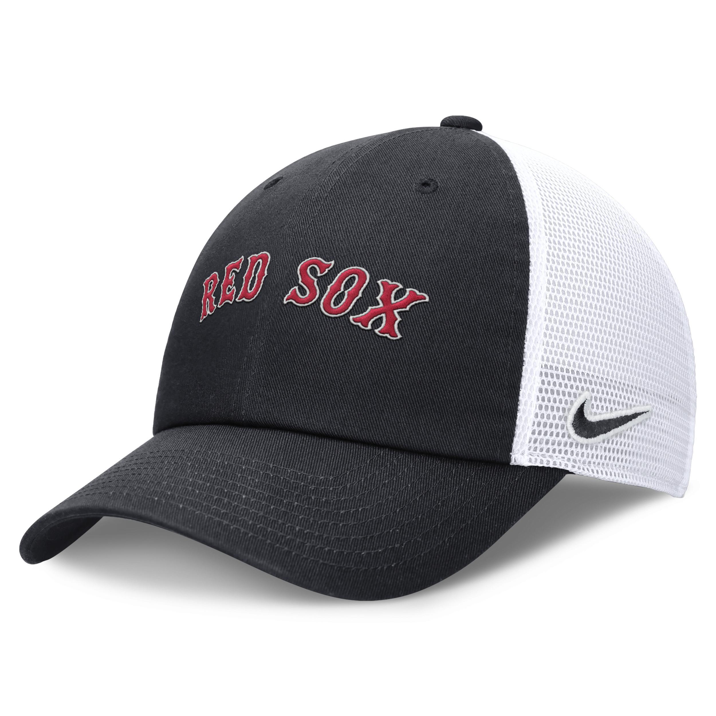 Men's Nike Navy Houston Astros Evergreen Wordmark Trucker Adjustable Hat, Size: Medium/Large, Blue Product Image