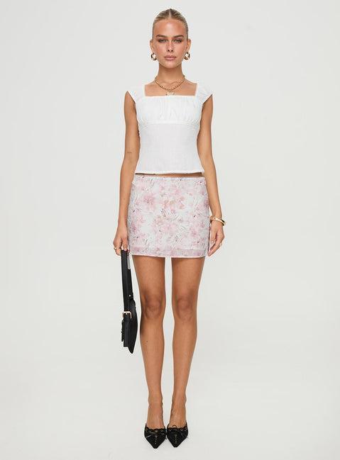 Gemelli Mini Skirt Floral Product Image