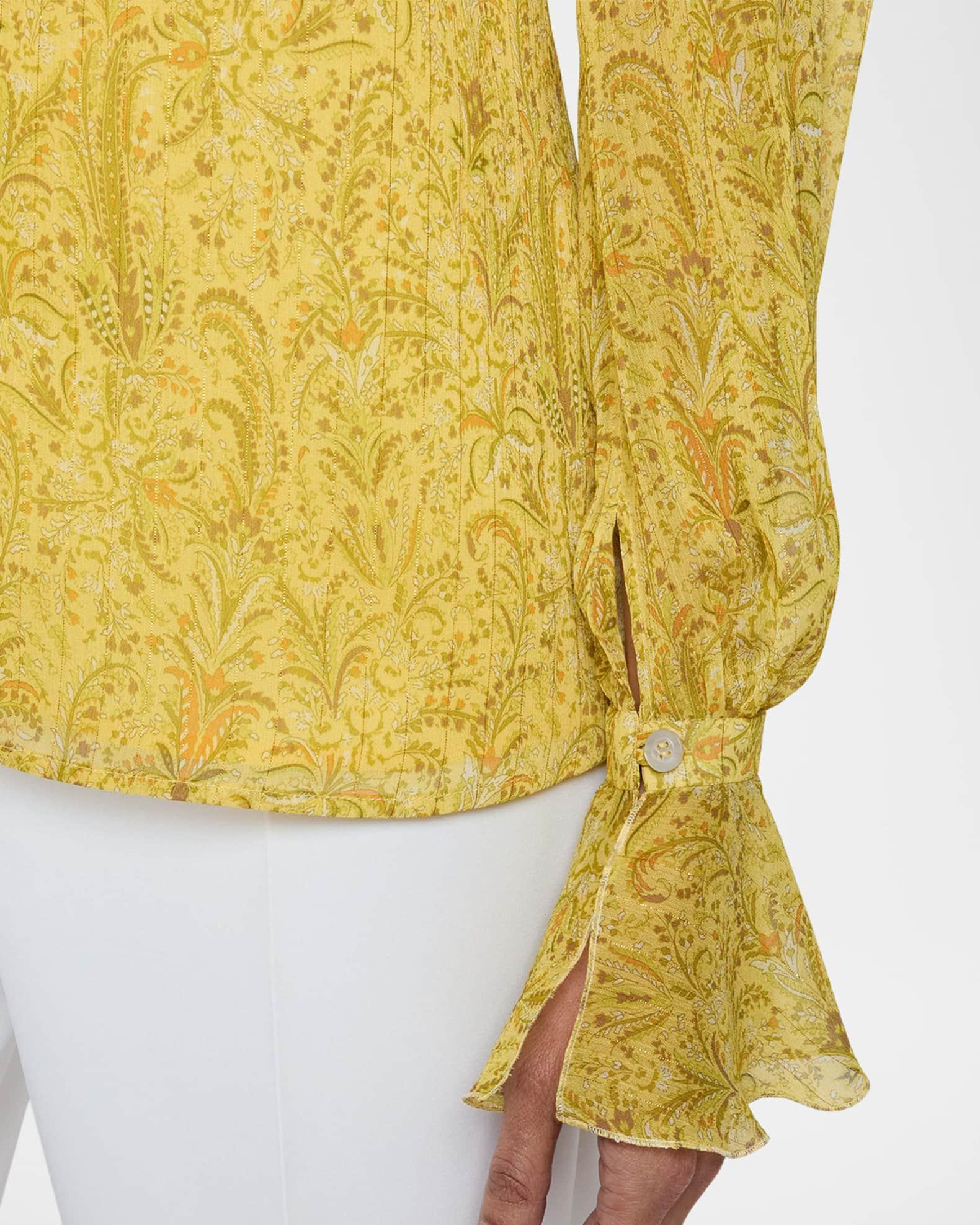 Rue Floral-Print Georgette Blouse Product Image