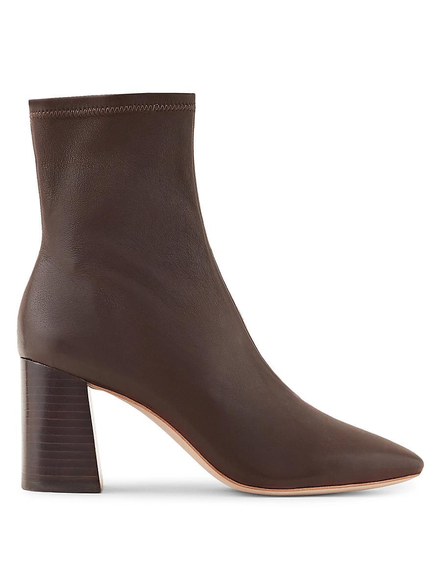 Womens Elise Leather Ankle Boots Product Image