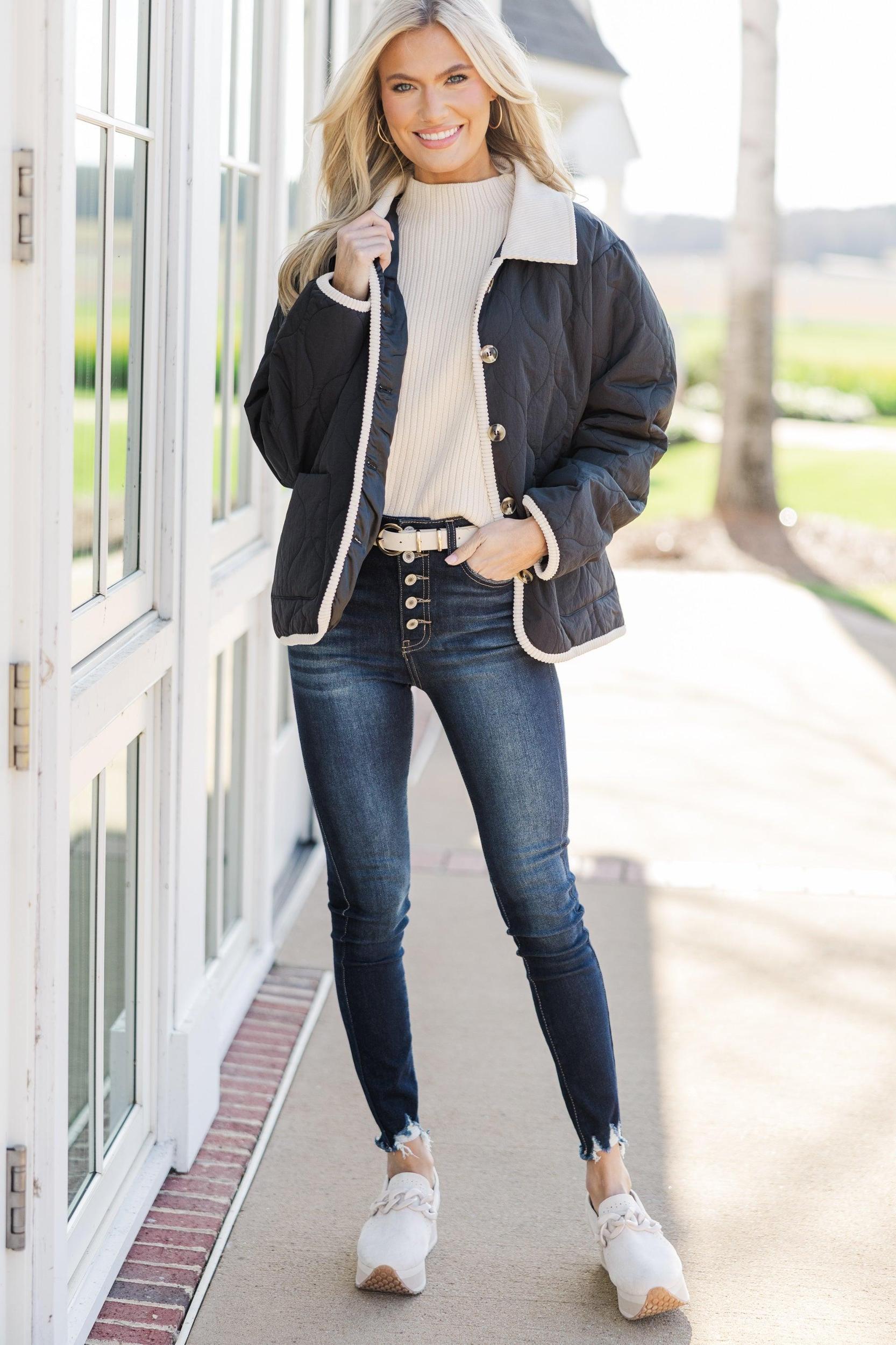 Heard It All Black Jacket Female Product Image