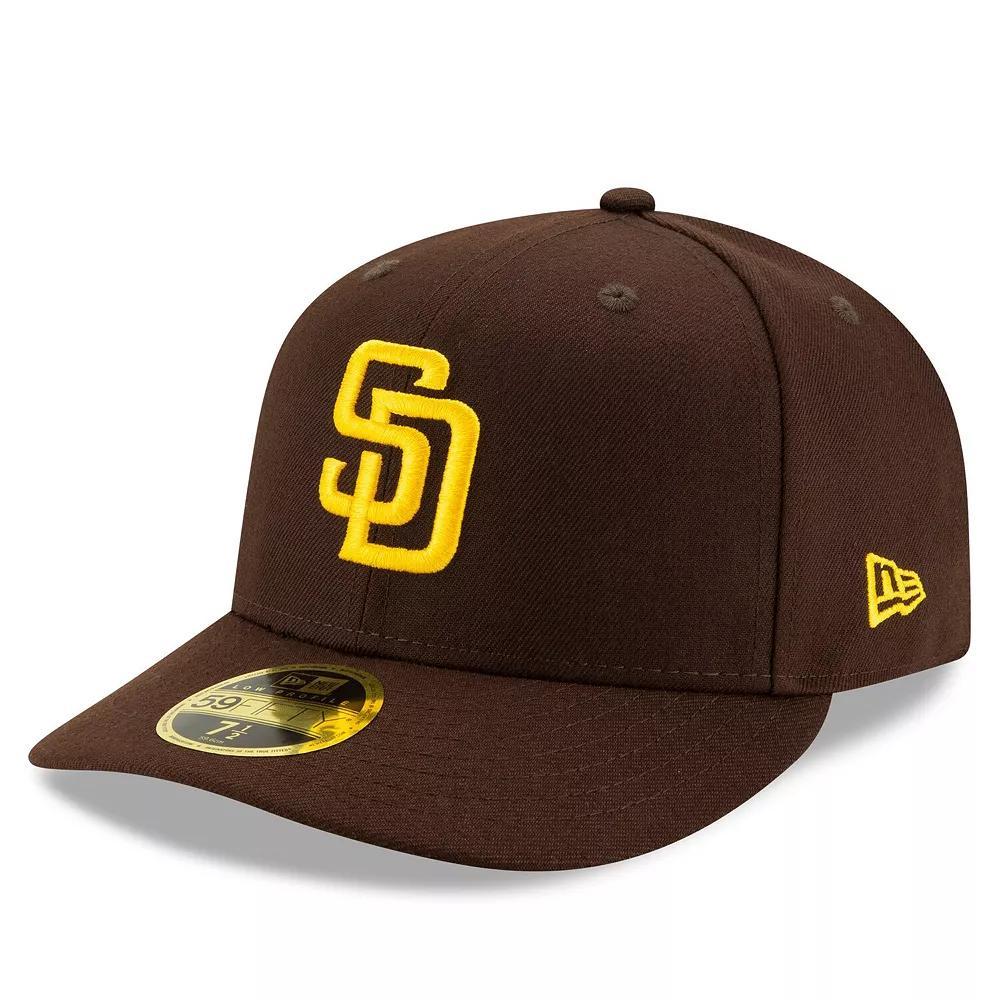 Men's New Era Brown San Diego Padres Authentic Collection On-Field Low Profile 59FIFTY Fitted Hat, Size: 7 3/8 Product Image