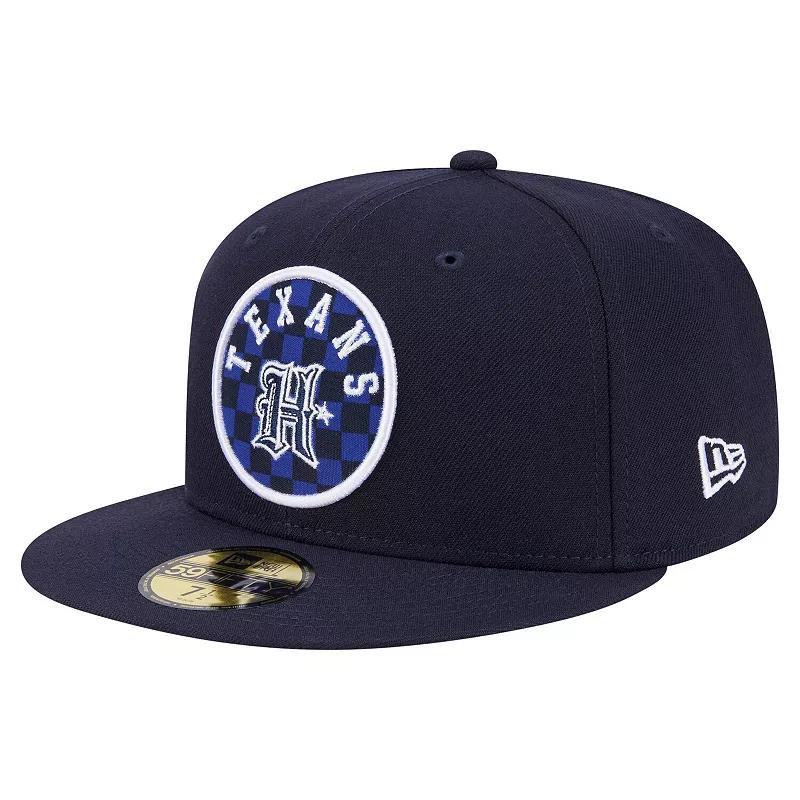 Men's New Era Royal Indianapolis Colts Checkered 59FIFTY Fitted Hat, Size: 7 3/8, Blue Product Image