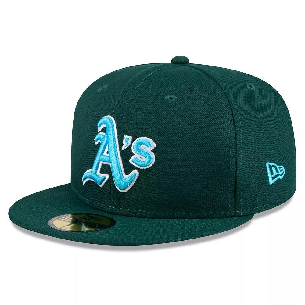 Men's New Era Green Oakland Athletics 2024 Father's Day 59FIFTY Fitted Hat, Size: 7 7/8 Product Image
