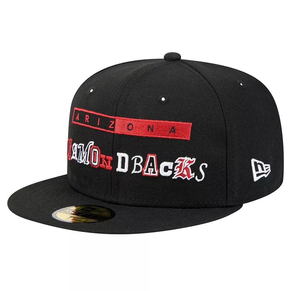 Men's New Era Black Arizona Diamondbacks Ransom 59FIFTY Fitted Hat, Size: 7 1/2 Product Image