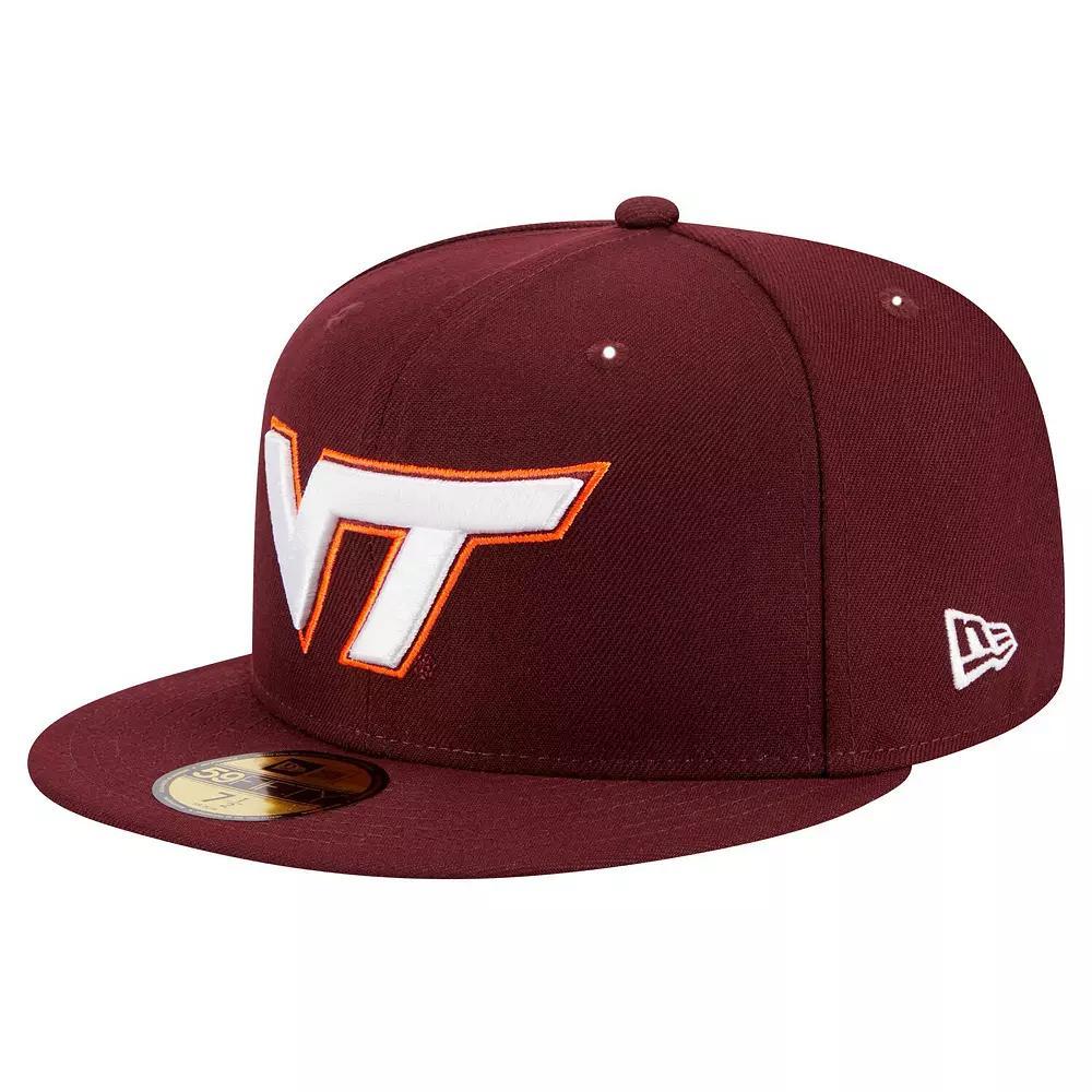 Men's New Era Red Cleveland Guardians White Logo 59FIFTY Fitted Hat, Size: 7 1/8, Grd Red Product Image