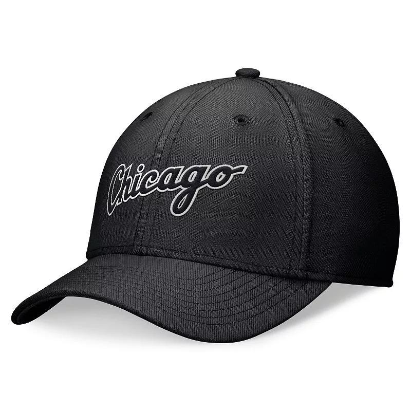 Men's Nike Black Chicago White Sox Evergreen Performance Flex Hat, Size: Small/Medium Product Image