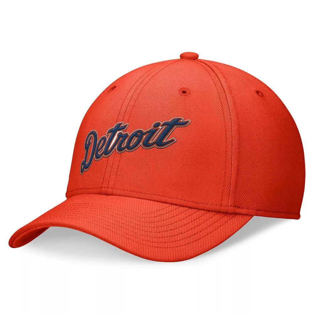 Men's Nike Orange Detroit Tigers Evergreen Performance Flex Hat, Size: Large/XL Product Image