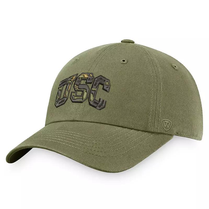Mens Top of the World Olive USC Trojans OHT Military Appreciation Unit Adjustable Hat Product Image