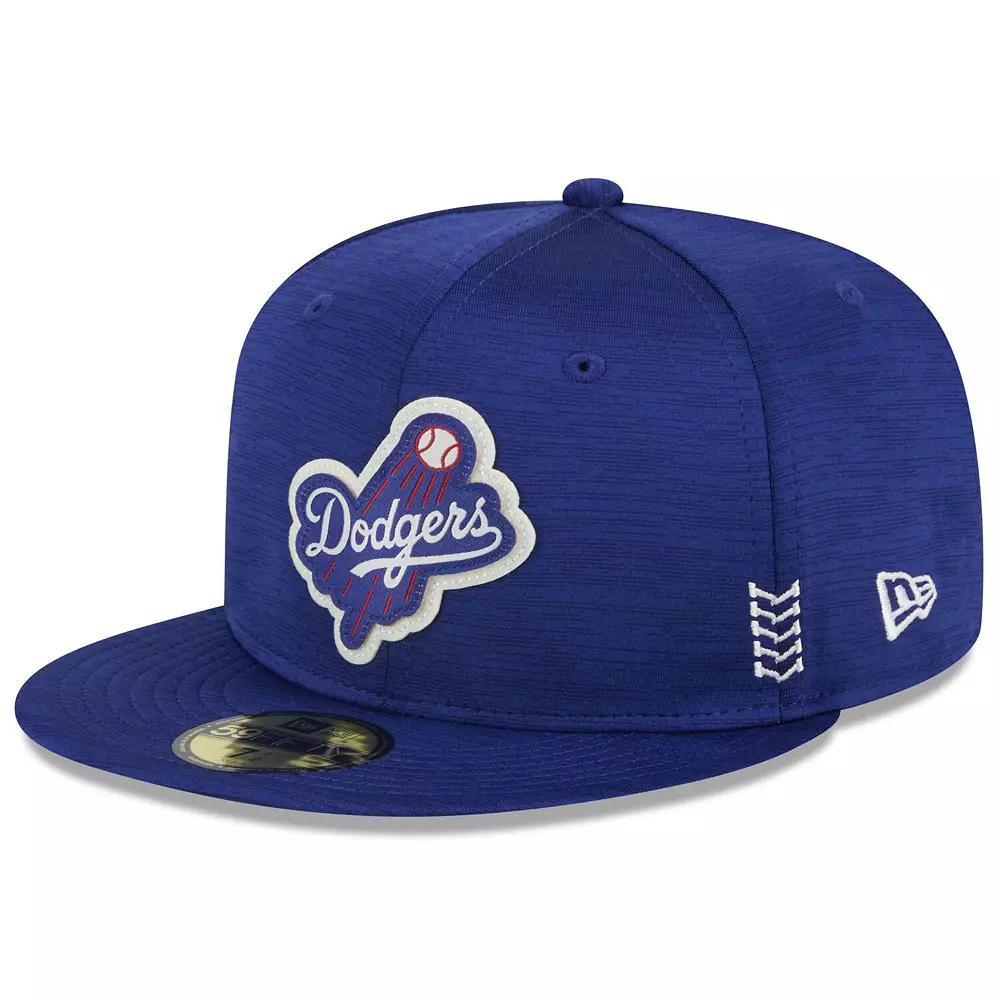 Men's New Era Royal Los Angeles Dodgers 2024 Clubhouse 59FIFTY Fitted Hat, Size: 7 1/4, Blue Product Image
