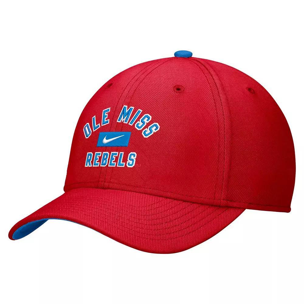 Men's Nike Red Ole Miss Rebels Rise Flex Hat, Size: Medium/Large Product Image