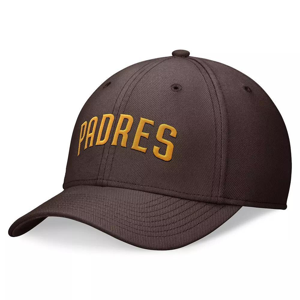 Men's Nike Brown San Diego Padres Evergreen Performance Flex Hat, Size: Small/Medium Product Image