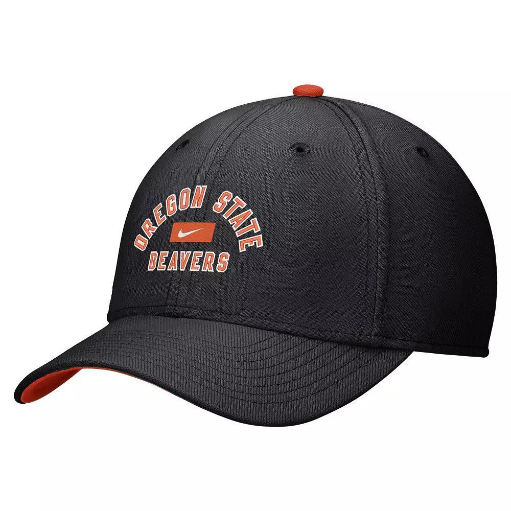 Men's Nike Black Oregon State Beavers Rise Flex Hat, Size: Small/Medium Product Image