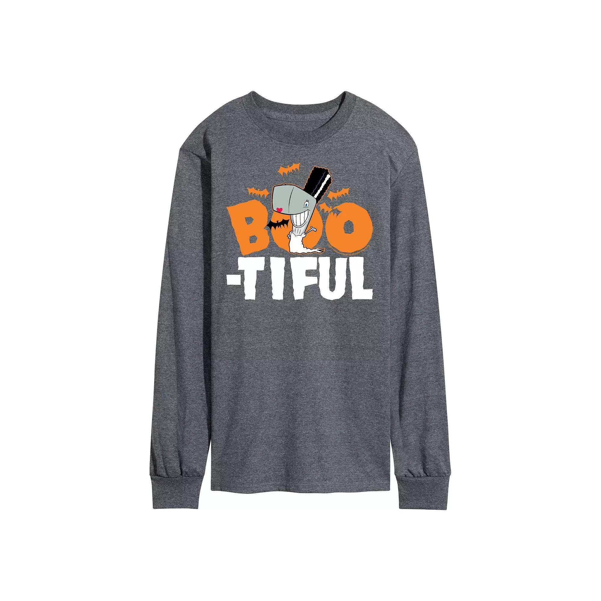 Mens SpongeBob SquarePants BooTiful Long Sleeve Tee Product Image