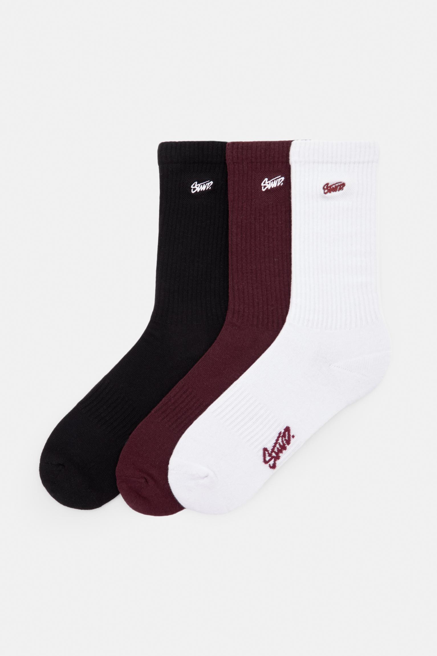 Pack of long STWD logo socks Product Image