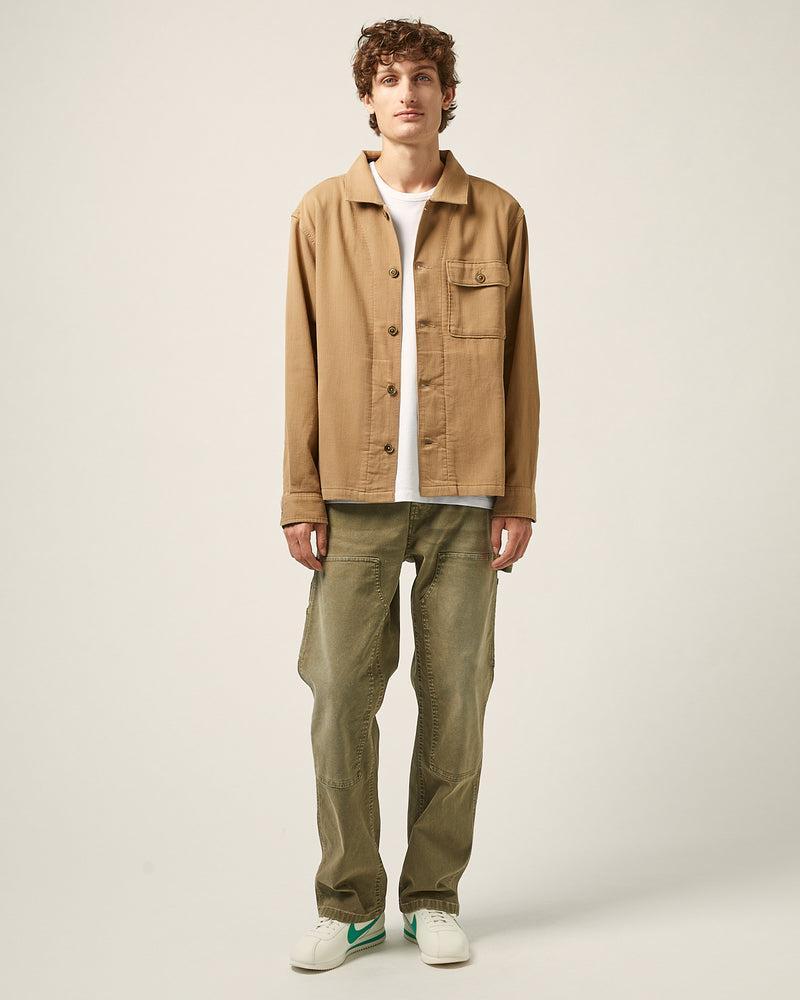 Bedford Cord Military Jacket - Khaki Product Image