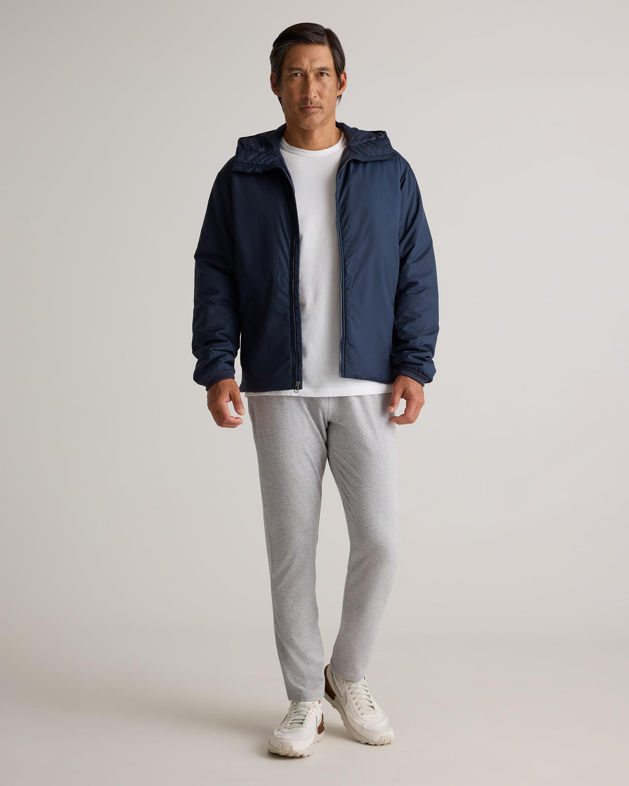 Quince | Men's Hybrid Insulated Lightweight Hooded Jacket 100% Polyester Product Image