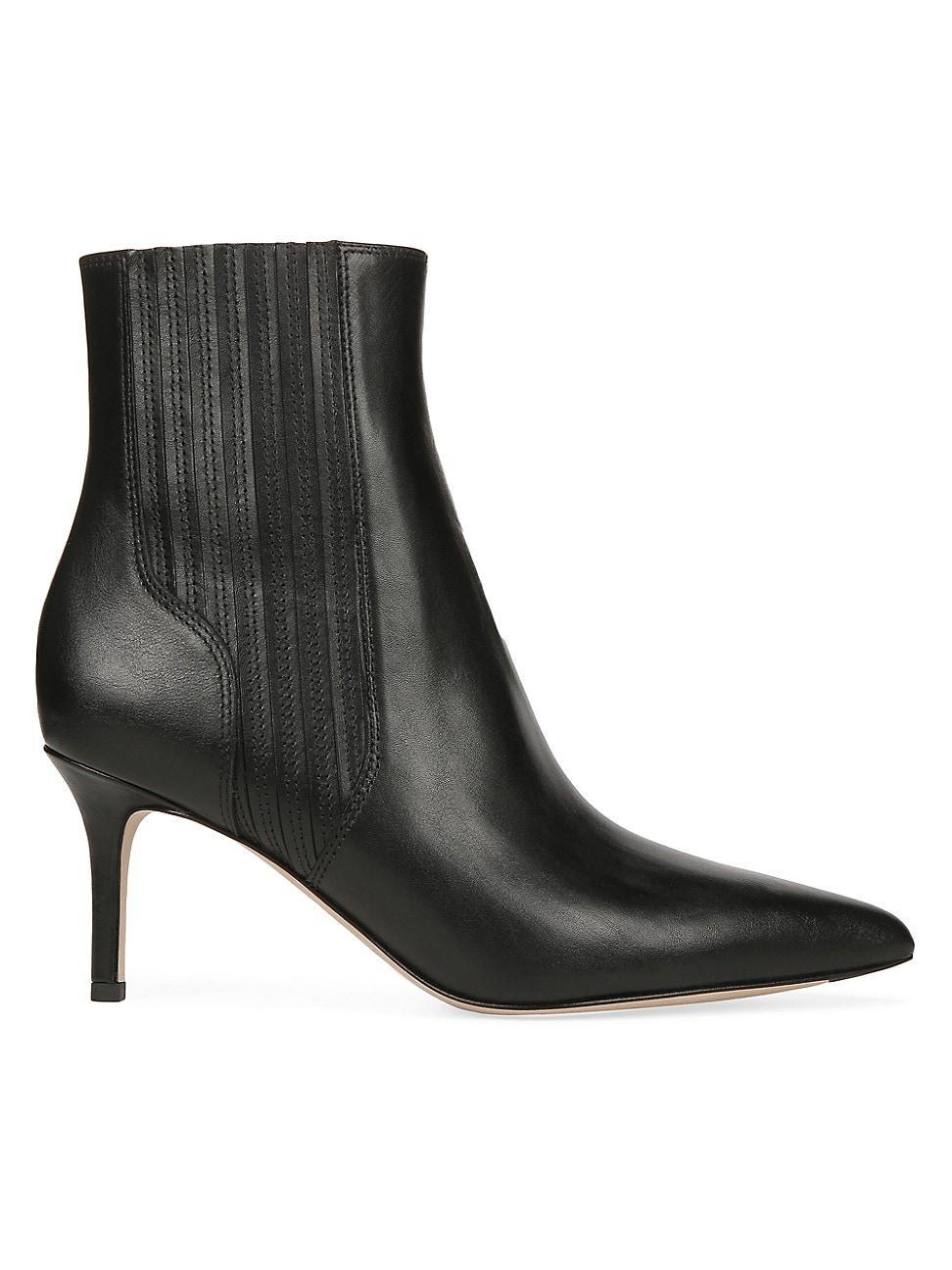 Womens Lisa 70MM Leather Ankle Boots Product Image