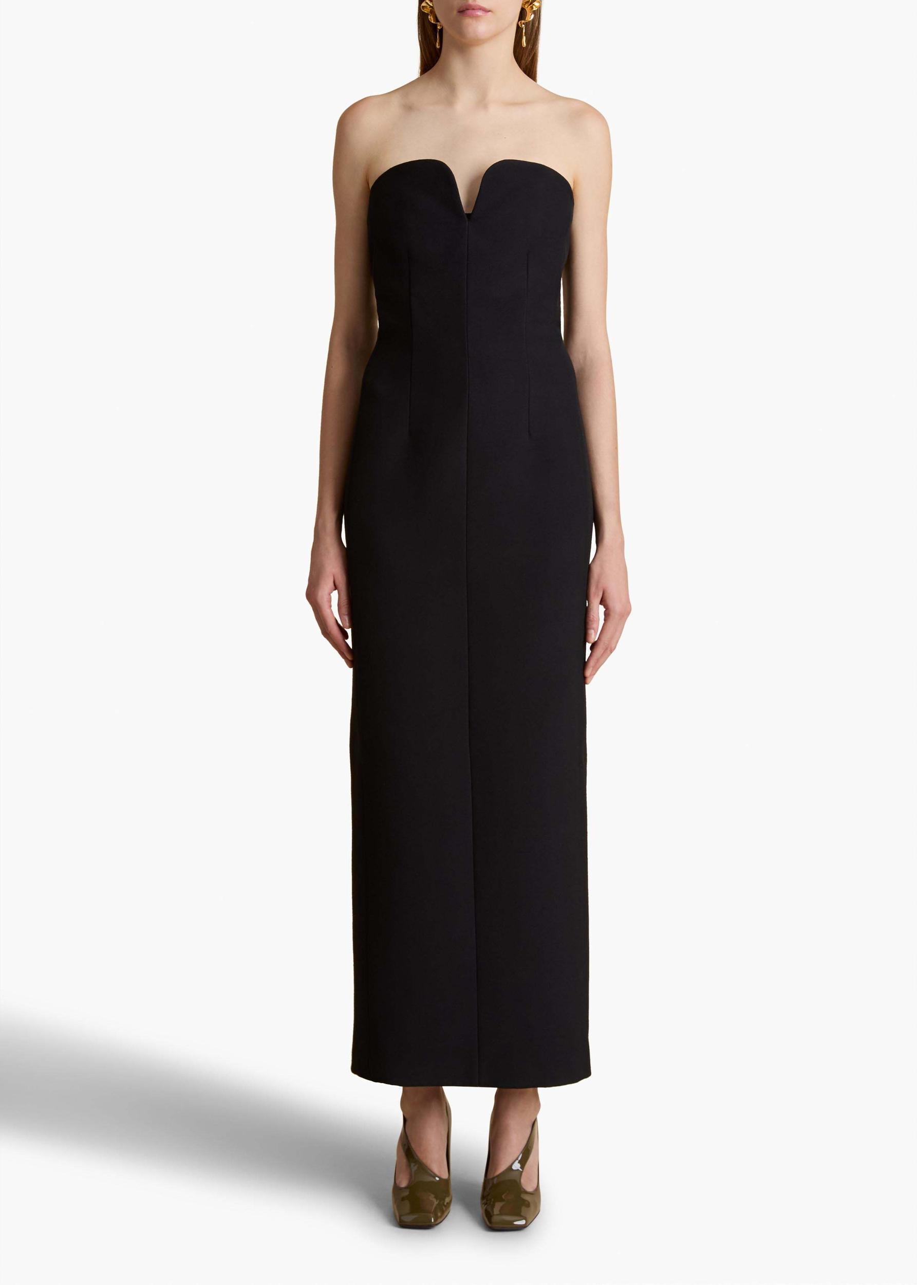 KHAITE Yao Dress In Black Product Image