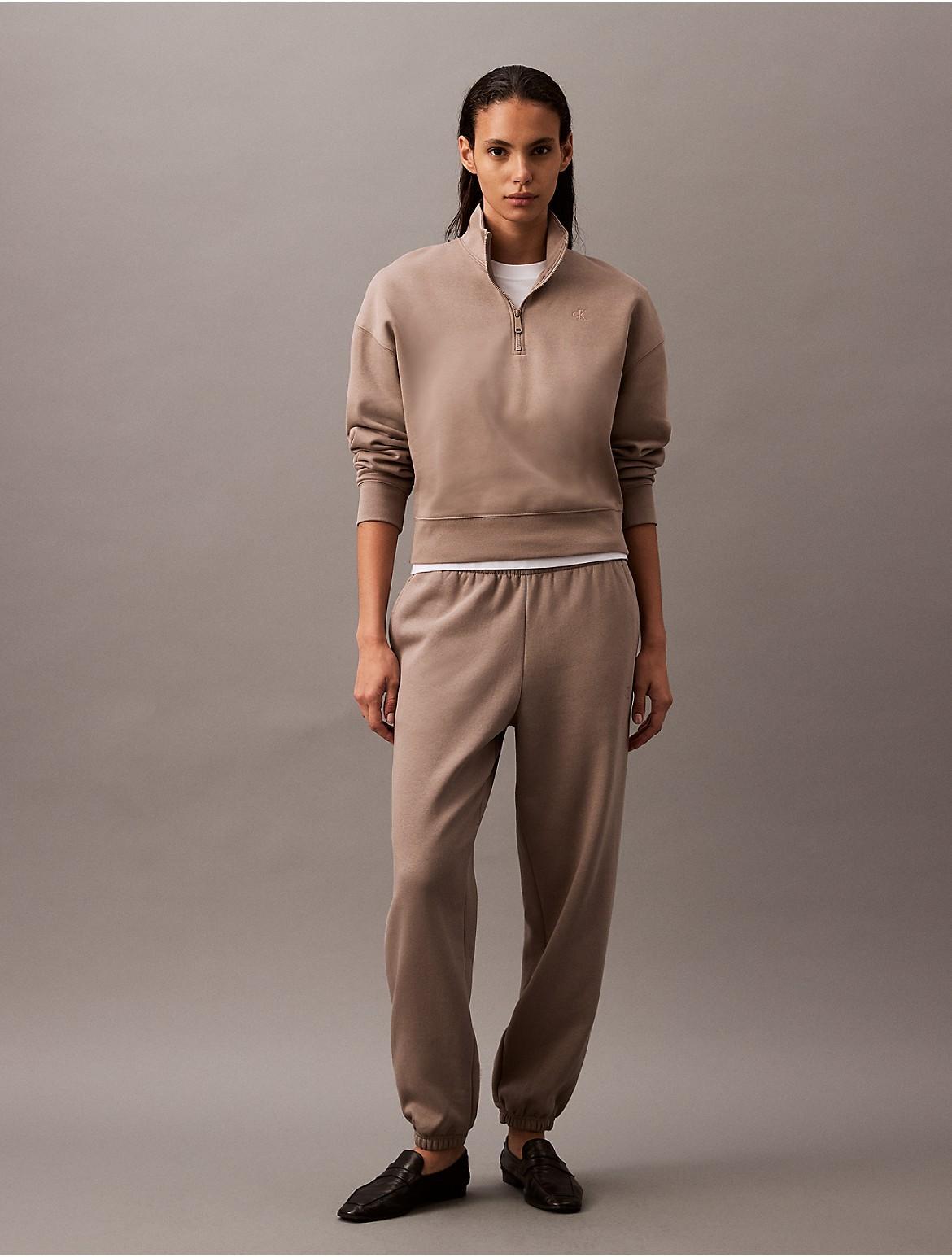 Calvin Klein Women's Archive Logo Fleece Joggers - Black - XL Product Image