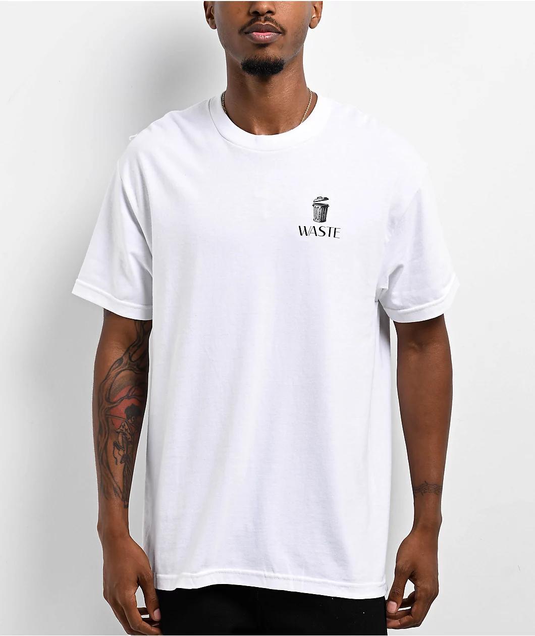 iDabble VM Waste White T-Shirt Product Image