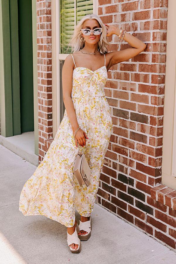 Iced Tea Afternoon Floral Maxi Product Image
