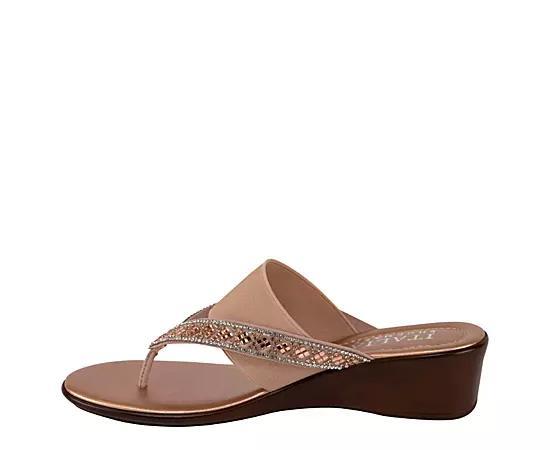 Italian Shoemakers Deleiza Women's Sandals, Size: 6, White Product Image