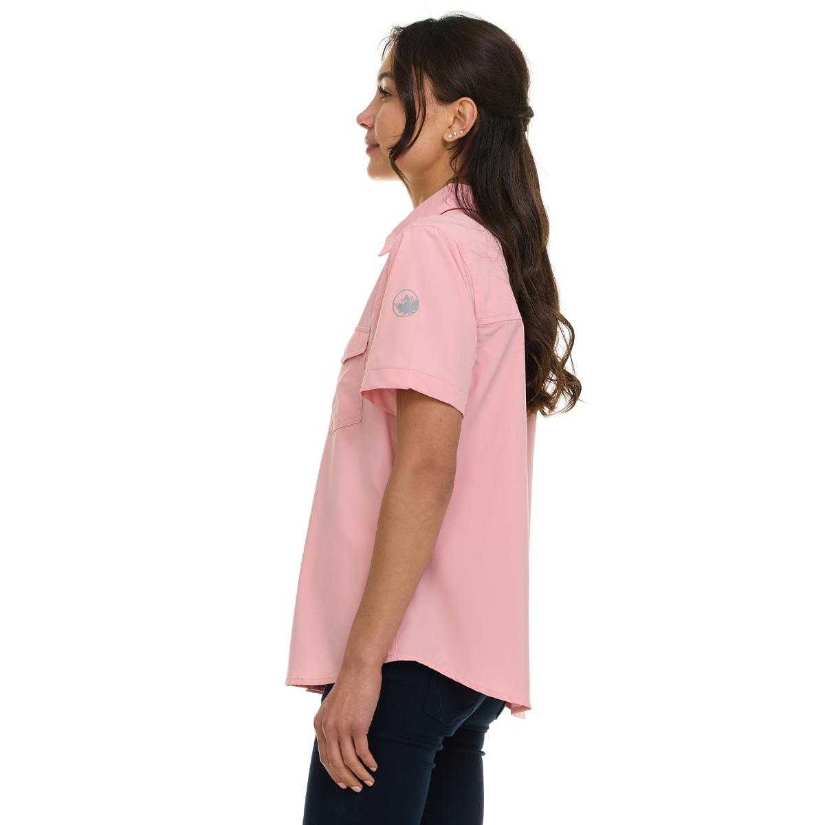 Canada Weather Gear Women's Short Sleeve Button-Up Shirt Product Image
