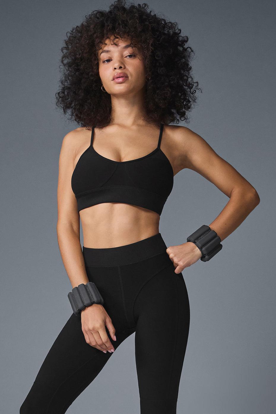 Alosoft Head Start Bra - Black Product Image