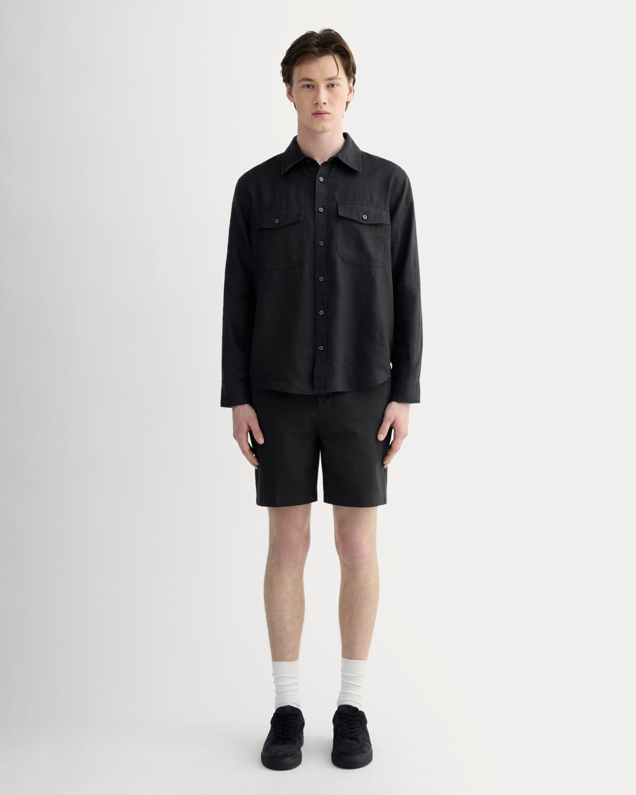 The Linen Utility Shirt Product Image