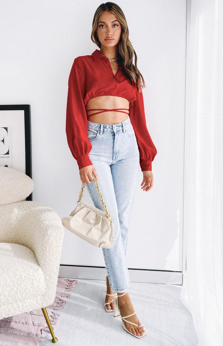 Saddle Up Crop Red Product Image
