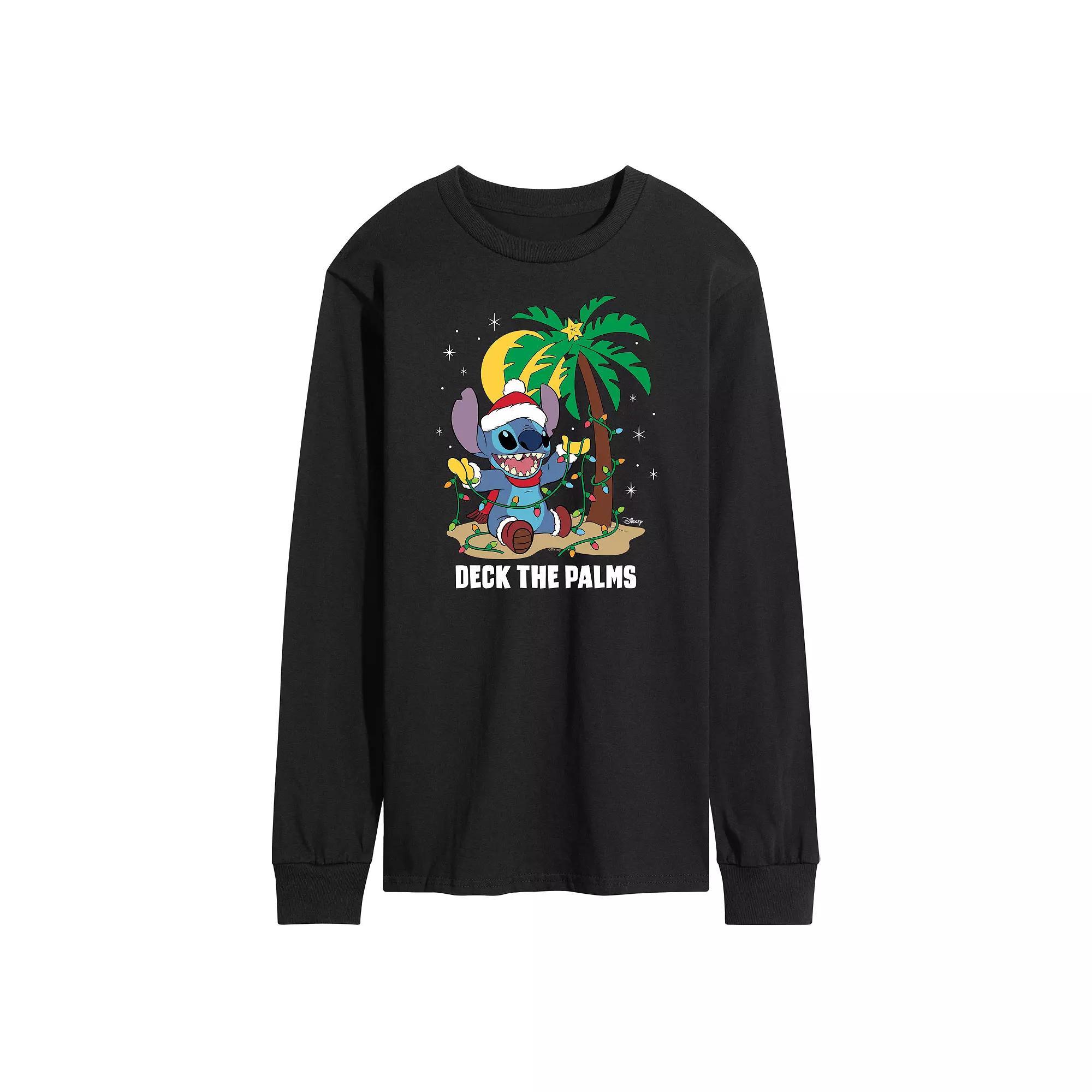 Disneys Lilo & Stitch Deck The Palms Tee, Mens Product Image