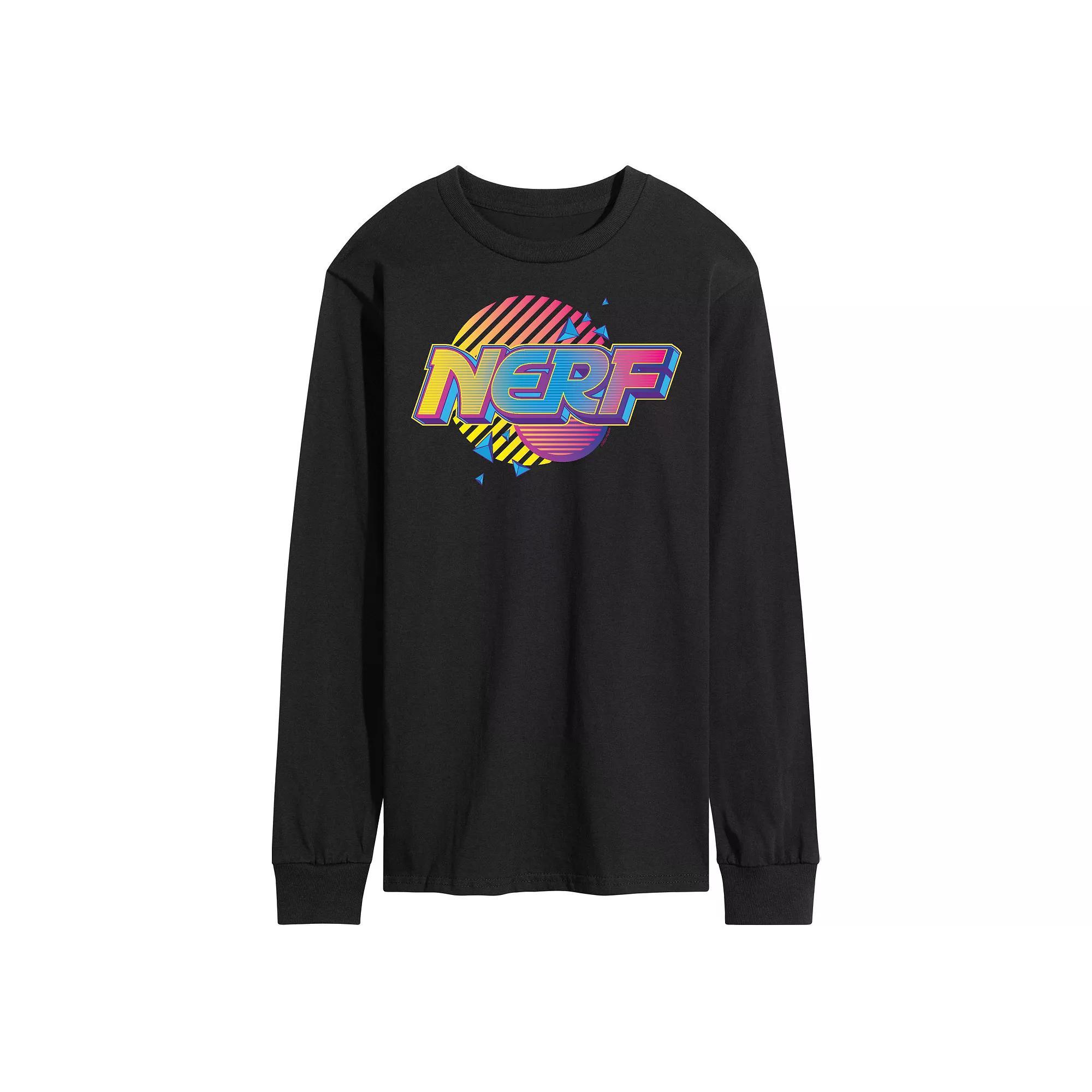 Mens Nerf 90s Long Sleeve Graphic Tee Product Image