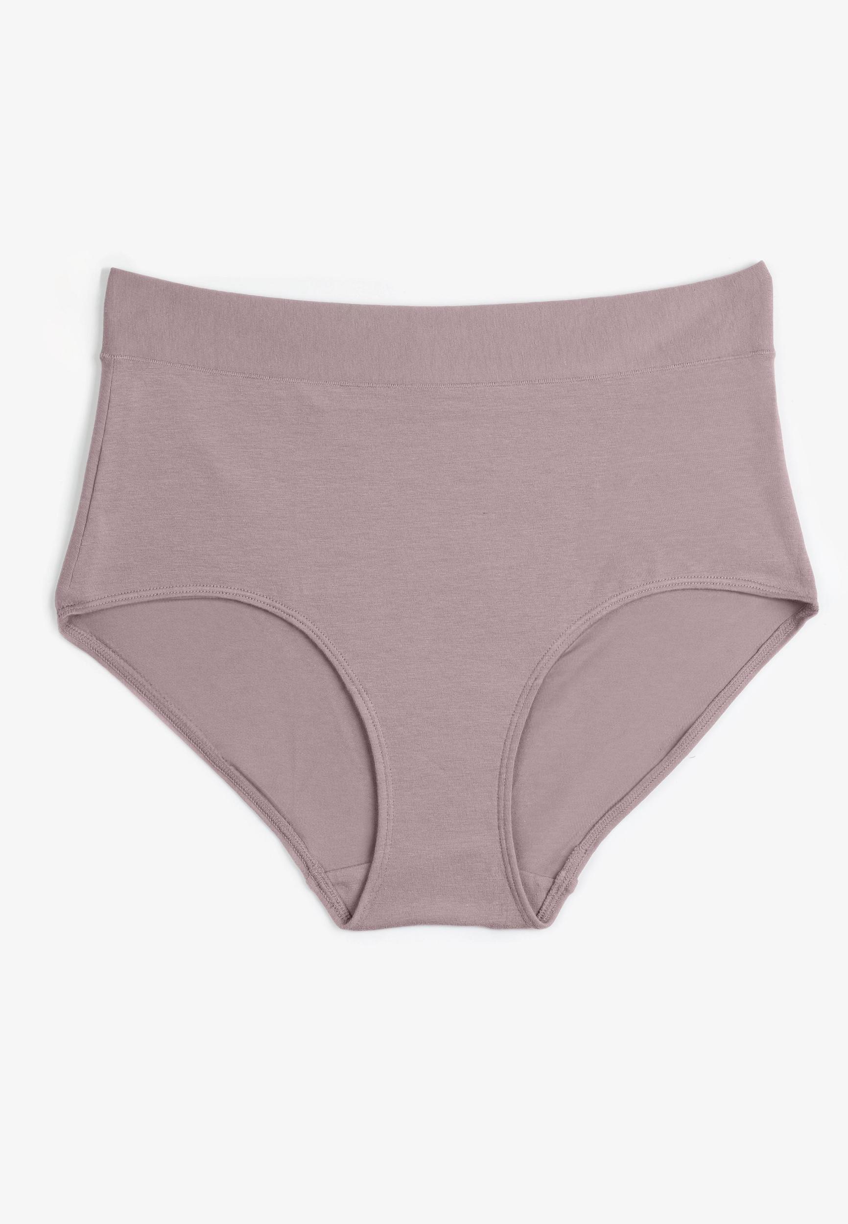 Maurices Womens Simply Comfy Cotton High Waist Brief Panty Product Image